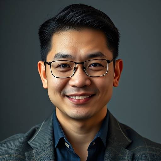 Portrait of David Chen, Lead Videographer at Starlight Studios.